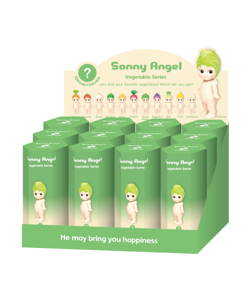 Sonny Angel Benelux - Série Légumes, boîte de 12 figurines