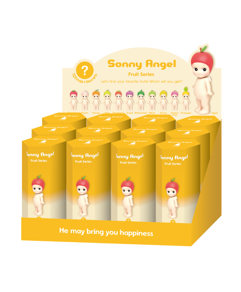 Sonny Angel Benelux - Série Fruits, boîte de 12 figurines